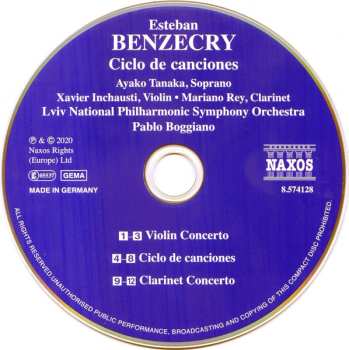 CD Симфонічний Оркестр Львівської Філармонії: Ciclo De Canciones