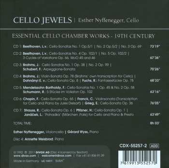 7CD/Dobozkészlet Esther Nyffenegger: Cello Jewels - Essential Cello Chamber Works-19th Century