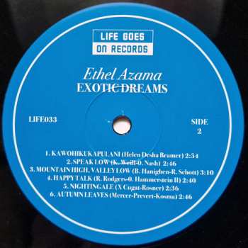 LP Ethel Azama: Exotic Dreams (The Enticing Voice Of Ethel Azama)