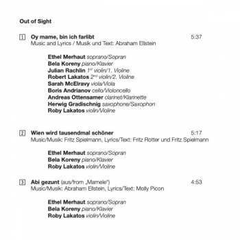 CD Julian Rachlin: Out Of Sight