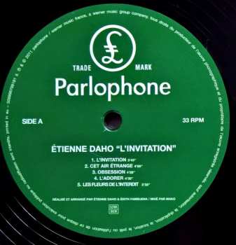 LP Etienne Daho: L'invitation