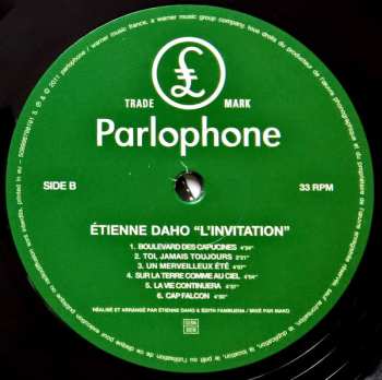 LP Etienne Daho: L'invitation