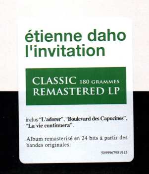 LP Etienne Daho: L'invitation