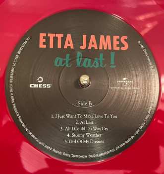 LP Etta James: At Last! CLR | LTD