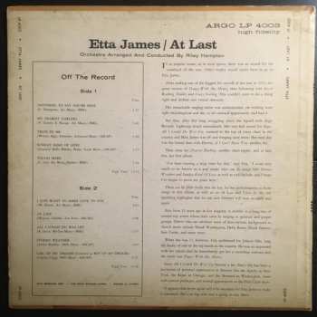 MC Etta James: At Last!