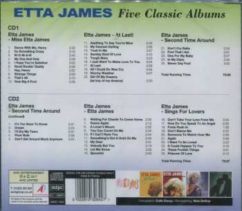 2CD Etta James: Five Classic Albums