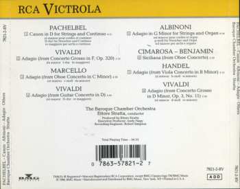 CD Ettore Stratta: Canon, Adagio And Other Baroque Favourites