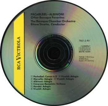 CD Ettore Stratta: Canon, Adagio And Other Baroque Favourites