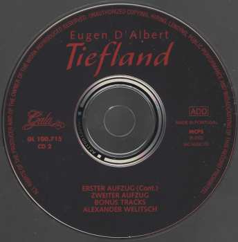 2CD Eugen D'Albert: Tiefland