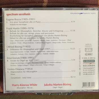CD Eugene Bozza: Spectrum Saxofonis Vol. 2