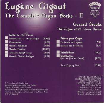 CD Eugène Gigout: Eugène Gigout - The Complete Organ Works - II