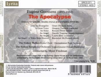 CD Sir Eugene Goossens: The Apocalypse