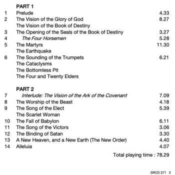 CD Sir Eugene Goossens: The Apocalypse