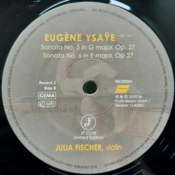 2LP Julia Fischer: Six Sonatas For Solo Violin LTD