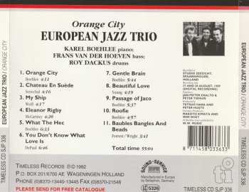CD European Jazz Trio: Orange City