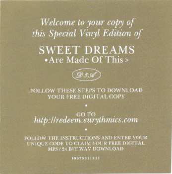 LP Eurythmics: Sweet Dreams (Are Made Of This)