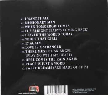 CD Eurythmics: Sweet Dreams In London