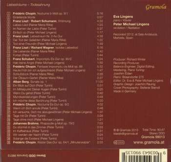 CD Eva Lingens: Liebesträume - Todesahnung