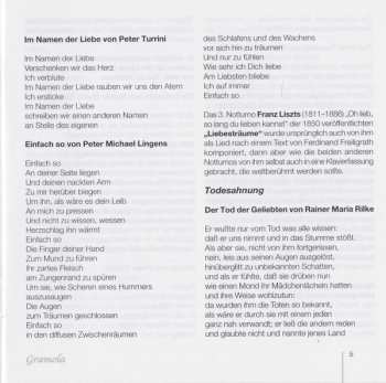 CD Eva Lingens: Liebesträume - Todesahnung