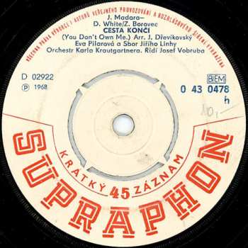 SP Eva Pilarová: Nejsem Smutná / Cesta Končí