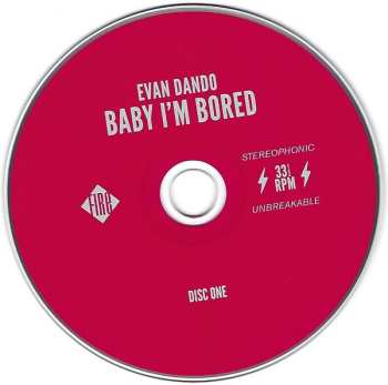 2CD Evan Dando: Baby I'm Bored