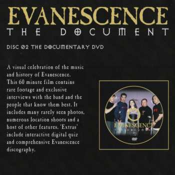 CD/DVD Evanescence: The Document
