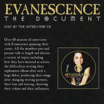 CD/DVD Evanescence: The Document