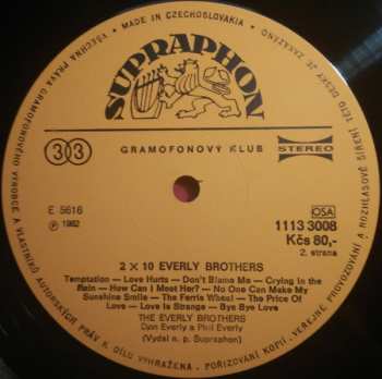 LP Everly Brothers: 2x10 Everly Brothers