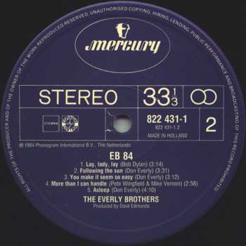 LP Everly Brothers: EB 84