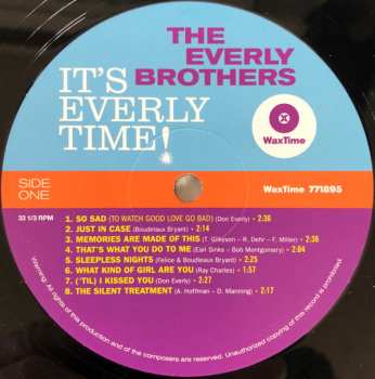 LP Everly Brothers: It's Everly Time!