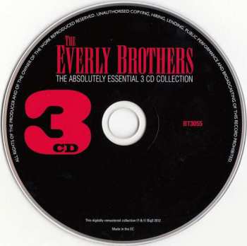 3CD Everly Brothers: The Absolutely Essential 3 CD Collection