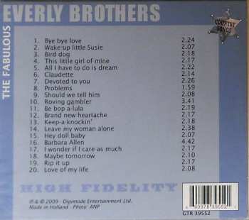 CD Everly Brothers: The Fabulous Everly Brothers