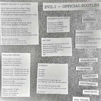 LP Evil I: Official Bootleg - 1983 CLR