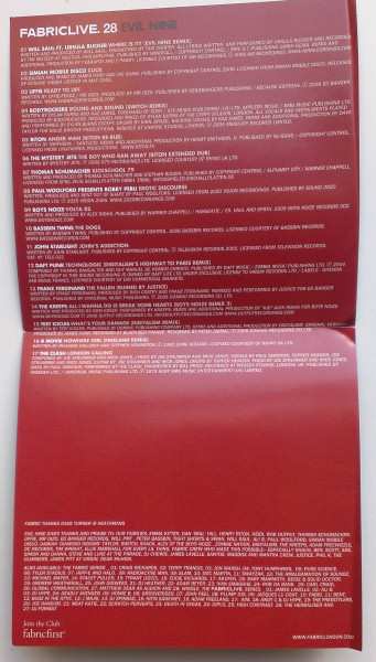 CD Evil Nine: FabricLive. 28