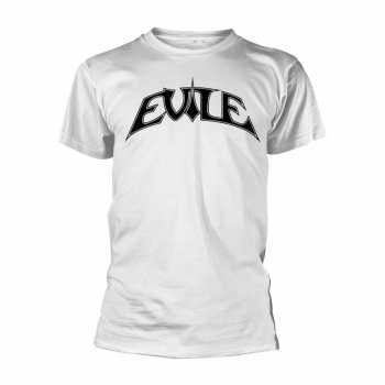 Merch Evile: Póló Logo Evile (white Ts/black Print)
