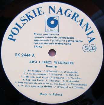 LP Ewa I Jerzy Włodarek: Kantry