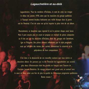 CD ExCubus: Lagauchetière