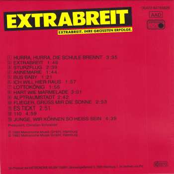 5CD/Dobozkészlet Extrabreit: 5 Original Albums