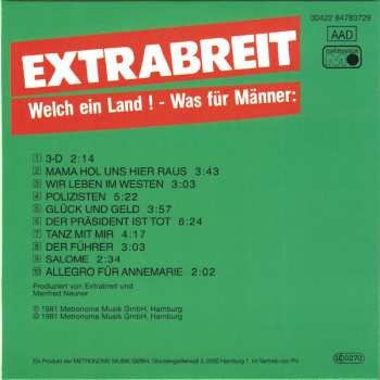 5CD/Dobozkészlet Extrabreit: 5 Original Albums