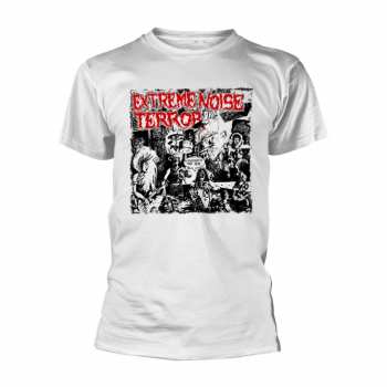 Merch Extreme Noise Terror: Póló Holocaust (white)