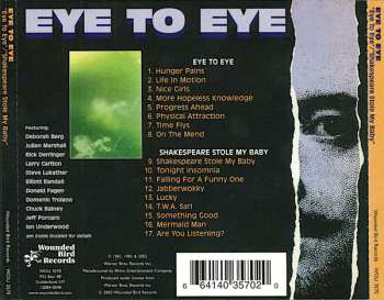 CD Eye To Eye: Eye To Eye / Shakespeare Stole My Baby