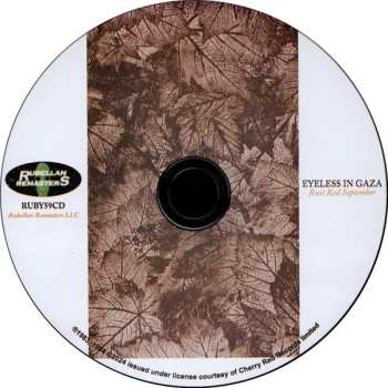 CD Eyeless In Gaza: Rust Red September