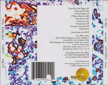 CD Ezra Weiss: Persephone