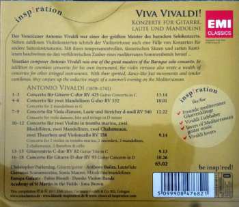 CD Fabio Biondi: Viva Vivaldi! (Konzerte Für Gitarre, Laute & Mandoline)