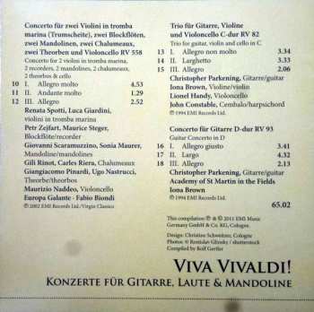 CD Fabio Biondi: Viva Vivaldi! (Konzerte Für Gitarre, Laute & Mandoline)