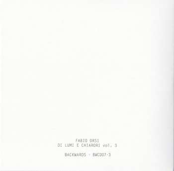 4CD/Dobozkészlet Fabio Orsi: Di Lumi E Chiarori LTD