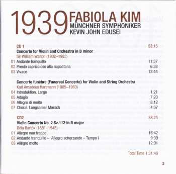 2CD Münchner Symphoniker: 1939