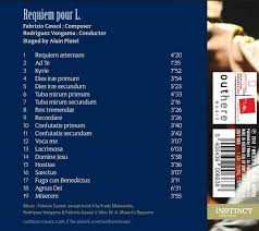CD Fabrizio Cassol: Requiem Pour L.