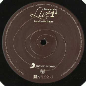 3LP/Dobozkészlet Fabrizio De André: Anime Salve Legacy Edition