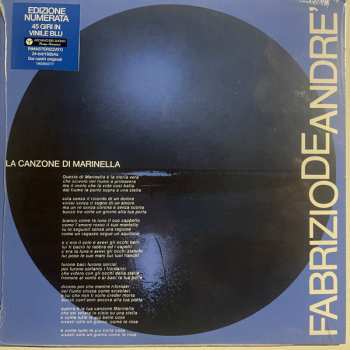 SP Fabrizio De André: La Canzone Di Marinella CLR | LTD